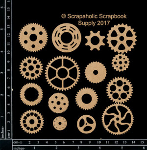 Scrapaholics - Chipboard - Cogs