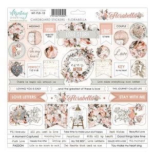 Mintay Papers - Florabella - 12 x 12 Cardboard Sticker (MT-FLB-10)