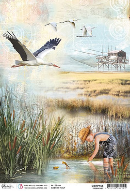 Ciao Bella - Delta - A4 Rice Paper - Trebuchet (CBRP155)