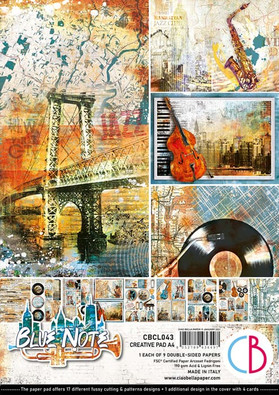 Ciao Bella - Blue Notes - A4 Paper Collection