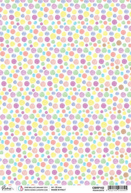 Ciao Bella - My First Year - A4 Rice Paper - Polka Dots
