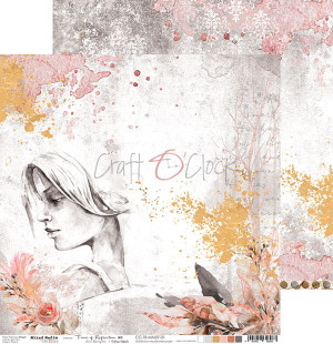 Craft 0' Clock - Time Of Reflection 12 x 12 Scrapbook Paper - 01 (CC-TR-MM07-01) Craft 0' Clock - Time Of Reflection 12 x 12 Scrapbook Paper - 01 (CC-TR-MM07-01)