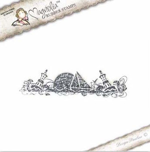 Magnolia Stamps - Bon Voyage Sailboat Background Magnolia Stamps - Bon Voyage Sailboat Background