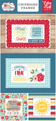 Echo Park Paper - A Slice of Summer - 6x13 Chipboard Frames (SOS241065)