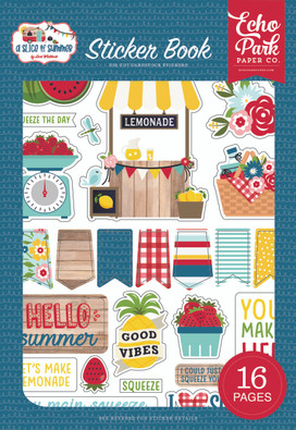Echo Park Paper - A Slice of Summer - Sticker Book (SOS241029) Echo Park Paper - A Slice of Summer - Sticker Book (SOS241029)
