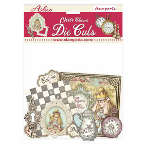 Stamperia - Clear Die-Cuts - Alice Through The Looking Glass - Alice Charms (DFLDCP18)