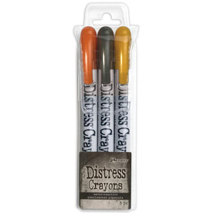 Tim Holtz Distress Crayon Pearl Set-Holiday Set #1 - 789541078258