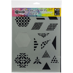 Dylusion's Stencil 9 x 12 - 1.5" Quilt (DYS75349)
