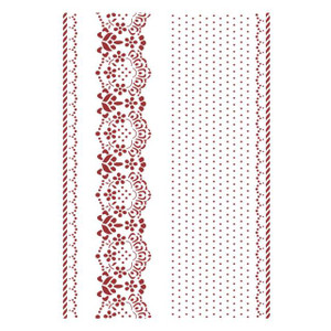 Stamperia - Stencil - Provence - Borders (KSG492) Stamperia - Stencil - Provence - Borders (KSG492)