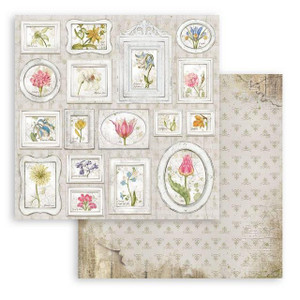 Stamperia - 12 x 12 Paper - Romantic Garden House Tags (SBB862)