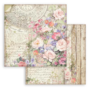 Stamperia - 12 x 12 Paper - Casa Granada Flower Maisons (SBB846)