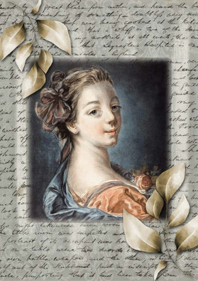 Decoupage Queen - Decoupage Rice Paper A4 - Dainty and the Queen - Penelope (P-DQRP_0219-A4) Decoupage Queen - Decoupage Rice Paper A4 - Dainty and the Queen - Penelope (P-DQRP_0219-A4)