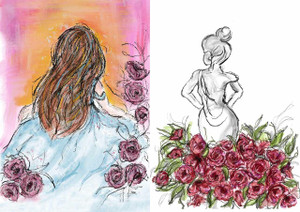 Decoupage Queen - Decoupage Rice Paper A4 - Sweet and Sassy - Rose Girls (P-DQRP_0223 - A4)