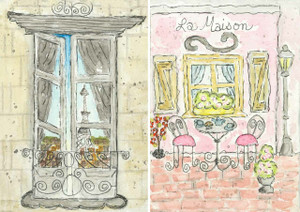 Decoupage Queen - Decoupage Rice Paper A4 - Old to Ooh La La - La Maison de Paris (P-DQRP_0227 - A4) Decoupage Queen - Decoupage Rice Paper A4 - Old to Ooh La La - La Maison de Paris (P-DQRP_0227 - A4)