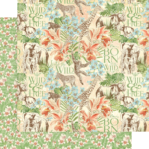 Graphic 45 Wild & Free - 12 x 12 Born to be Wild (4502427