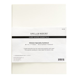Spellbinders - Glimmer Specialty Cardstock 10 pack (SCS-152) Spellbinders - Glimmer Specialty Cardstock 10 pack (SCS-152)