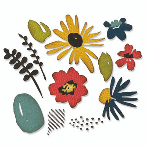 Sizzix Thinlits Dies by Tim Holtz - Modern Floristry (SZX-665853)
