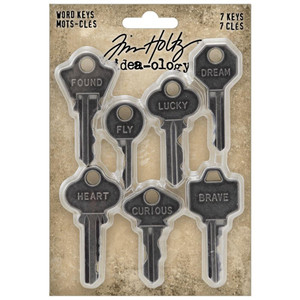 Tim Holtz Idea-Ology - Metal Word Keys (TH94245)