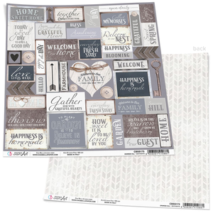 Ciao Bella - Sparrow Hill - 12 x 12 Single Sheet - Sparrow Hill Sentiments (CBSS175)
