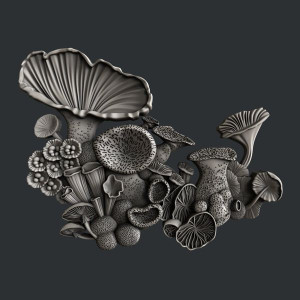 Zuri Designs, Inc - Silicone Mold - Mushroom Bloom 4 (BC-MB04)