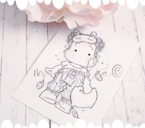 Magnolia Stamp - So Cute - Pillow Tilda (MAG-6380) Magnolia Stamp - So Cute - Pillow Tilda (MAG-6380)