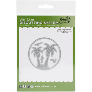 Picket Fence Studios - Cutting Die - Slim Line Palm Trees Insert (SDCS-103)