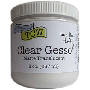 Crafters Workshop Gesso 8 oz - Clear (TCW9007)