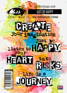 Visible Image - Stamp Set - Just Be Happy (VIS-JBH-01)