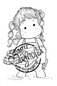 Magnolia Stamps - TILDA IN KEY LARGO Rubber Stamp