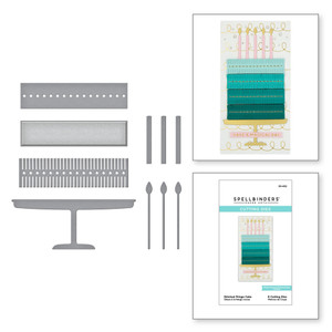 Spellbinders - The Birthday Celebration Collection - Stitched Fringe Cake Etched Dies (S3-452) Spellbinders - The Birthday Celebration Collection - Stitched Fringe Cake Etched Dies (S3-452)