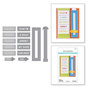 Spellbinders - The Birthday Celebration Collection - Pick Your Greeting Slider Etched Dies (S5-509) Spellbinders - The Birthday Celebration Collection - Pick Your Greeting Slider Etched Dies (S5-509)