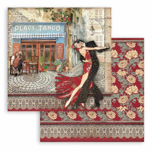 Stamperia 12 x 12 Scrapbook Paper - Desire - Place Du Tango (SBB890)