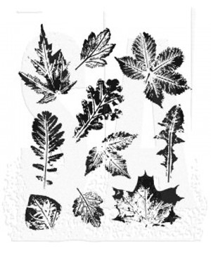 Stampers Anonymous by Tim Holtz Cling Rubber Stamp - Leaf Prints 2 (CMS450) Stampers Anonymous by Tim Holtz Cling Rubber Stamp - Leaf Prints 2 (CMS450)