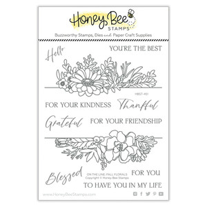 Honey Bee Stamps - 6x8 Stamp Set - Beautiful Blooms (HBST-450) - The Rubber  Buggy