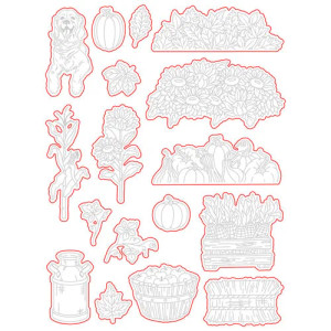 Honey Bee Stamps - Honey Cuts - Loads Of Fall (HBDS-358)