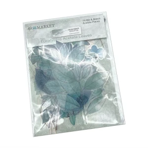 49 and Market - Color Swatch: Eucalyptus – Acetate Leaves (49M-CSE39937)