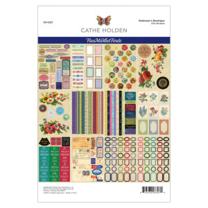 Spellbinders - Stationer's Boutique Sticker Pad -Flea Market Finds Collection Spellbinders - Stationer's Boutique Sticker Pad -Flea Market Finds Collection