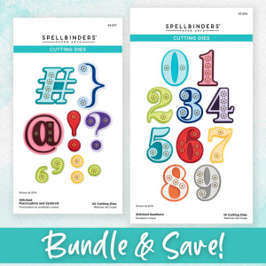 Spellbinders - Stitched Numbers & More Collection - Stitched Numbers & More Bundle  Spellbinders - Stitched Numbers & More Collection - Stitched Numbers & More Bundle