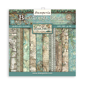 Stamperia - Magic Forest - 8x8 Backgrounds Paper Pad (SBBS79)