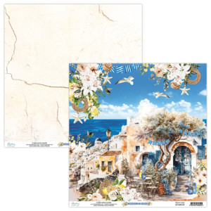 Mintay Paper - MEDITERRANEAN HEAVEN - 12x12 Scrapbook Paper 01 (MT-MED-01)
