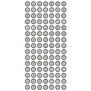 Simple Stories - Simple Vintage Essentials Type Keys Foam Stickers (SS-20423)