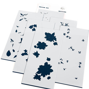 Pinkfresh Studio - Artistic Dahlia Layering Stencils (PF-196623)  Pinkfresh Studio - Artistic Dahlia Layering Stencils (PF-196623)