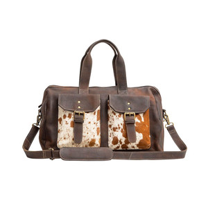 Myra Bags - Crackerjac Leather & Hairon Bag - Travel Duffle