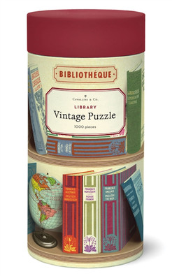 Cavallini & Co - 1000 Piece Puzzle - Vintage Library Books