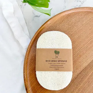 Loofah Dish Sponge: Single Layer 3-Pack