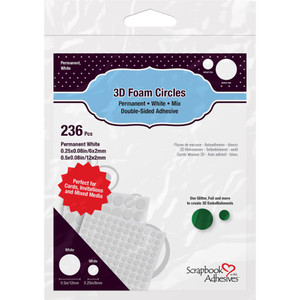 Scrapbook Adhesives 3D Foam Tape White - The Rubber Buggy