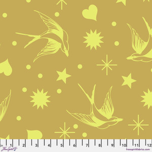 Free Spirit Fabric / Neon Fairy Flakes - Moon Beam || Neon True Colors / Fabric By The Yard / Sold By The 1/2 Yard