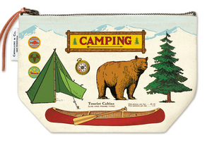 Cavallini & Co - Vintage Pouch - Camping (POUCH-CAMP) Cavallini & Co - Vintage Pouch - Camping (POUCH-CAMP)