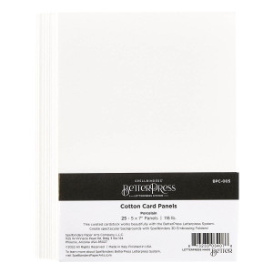 Spellbinders - BetterPress - Porcelain A7 Cotton Card Panels (BPC-005) Spellbinders - BetterPress - Porcelain A7 Cotton Card Panels (BPC-005)