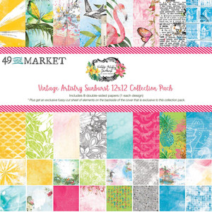 49 & Market Vintage Artistry Moonlit Garden 6 x 8 Collection Pack